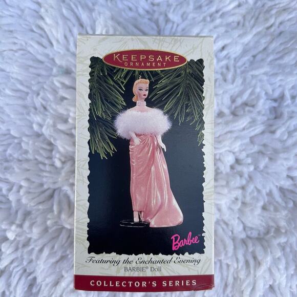 ˚₊‧꒰ა ☆ ໒꒱ ‧₊˚ Hallmark Keepsake Holiday Barbie Collector Ornament (4B- DF) - Picture 3 of 3